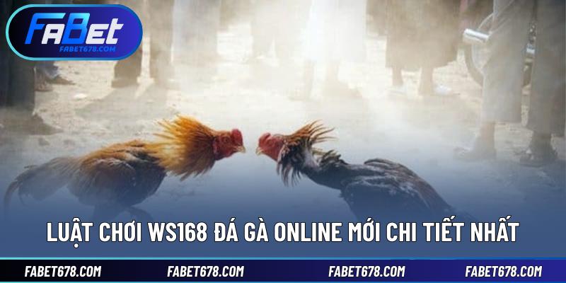 Luật chơi WS168 đá gà online mới chi tiết nhất